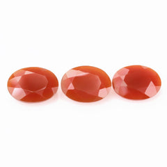 RED ONYX CUT OVAL 16X12MM 6.63 Cts.