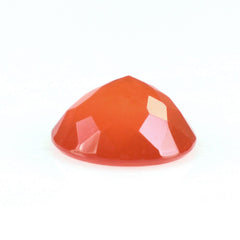 RED ONYX FLOWER CUT ROUND CAB 5MM 0.38 Cts.