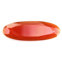 RED ONYX BOTH SIDE TABLE CUT OVAL (LITE/CLEAN) 28.50X10MM 8.09 Cts.