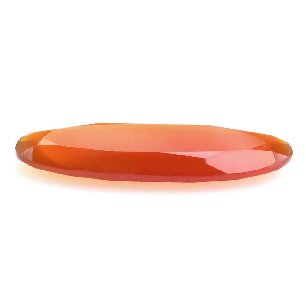 RED ONYX BOTH SIDE TABLE OVAL 28.50X10MM 8.02 Cts.