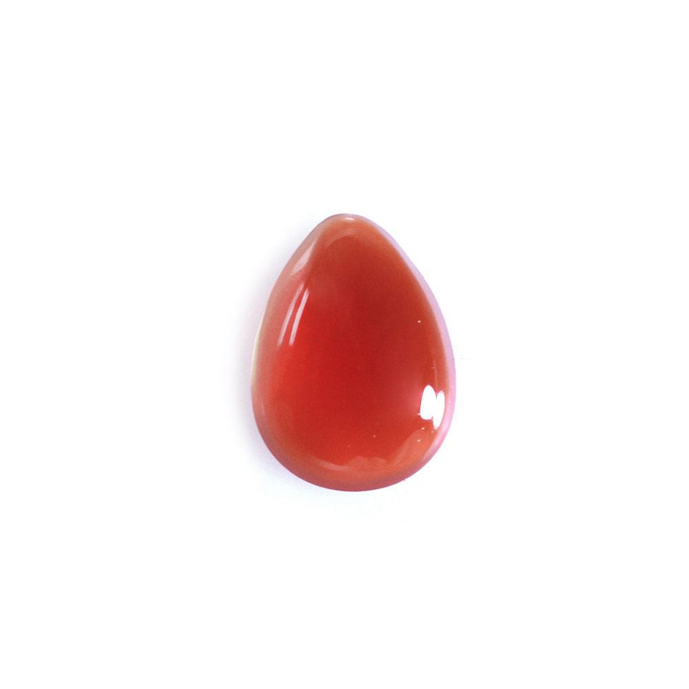 RED ONYX PEAR CAB (MEDIUM) 4.20X3.11MM 0.13 Cts.