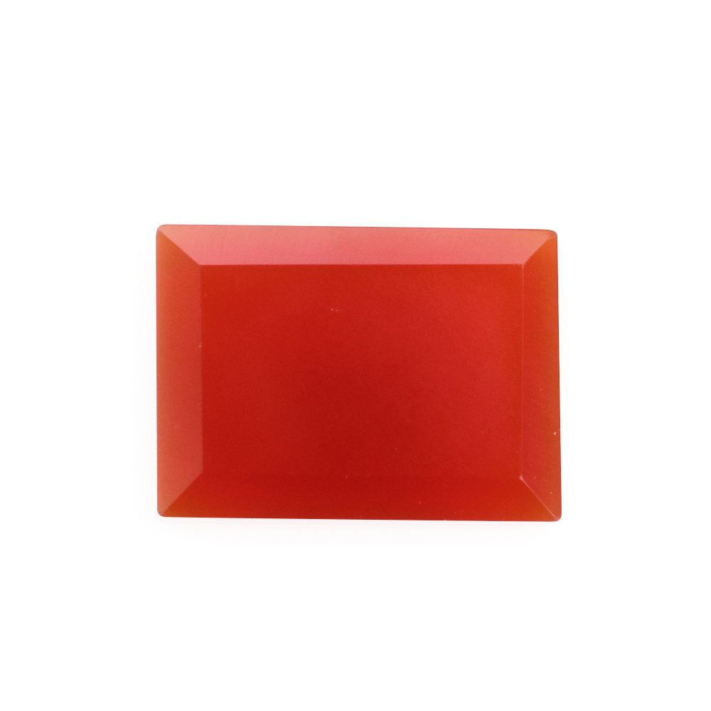 RED ONYX TABLE CUT RECTANGLE CAB 10.60X7.80MM 2.12 Cts.