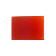 RED ONYX TABLE CUT RECTANGLE CAB 10.60X7.80MM 2.12 Cts.