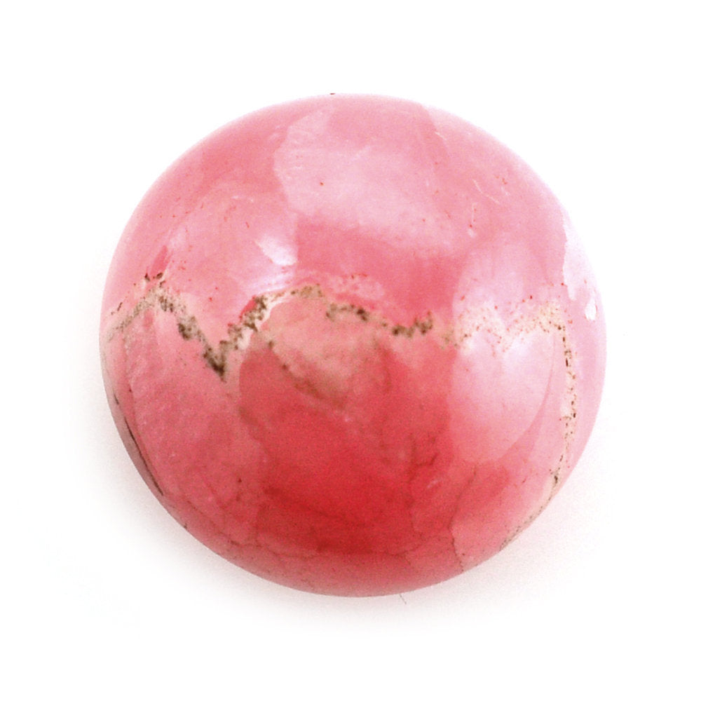 RHODOCHROSITE ROUND CAB (PINKISH RED) 8MM 2.41 Cts.