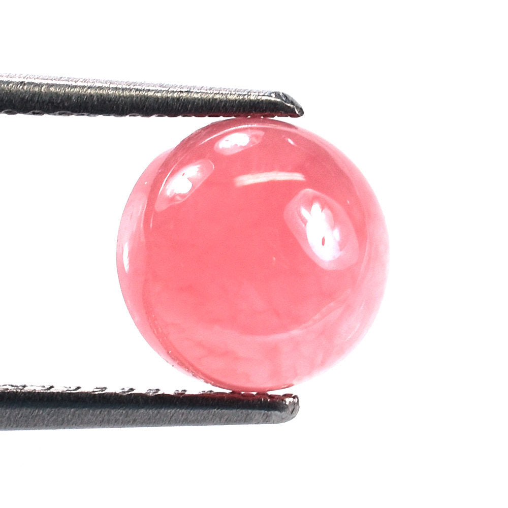 RHODOCHROSITE PLAIN ROUND CAB (CLEAN) 8.00MM 2.84 Cts.