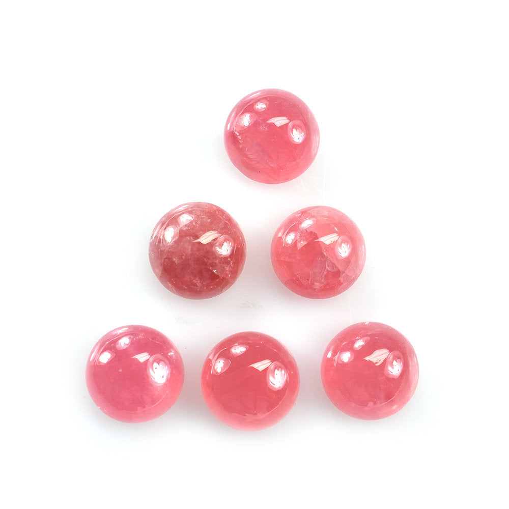 RHODOCHROSITE PLAIN ROUND CAB (CLEAN) 8.00MM 2.84 Cts.