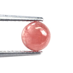 RHODOCHROSITE PLAIN ROUND CAB (CLEAN) 6.00MM 1.16 Cts.