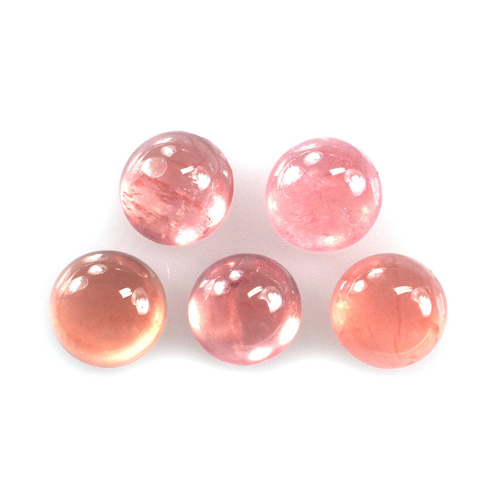 RHODOCHROSITE PLAIN ROUND CAB (CLEAN) 4.00MM 0.31 Cts.