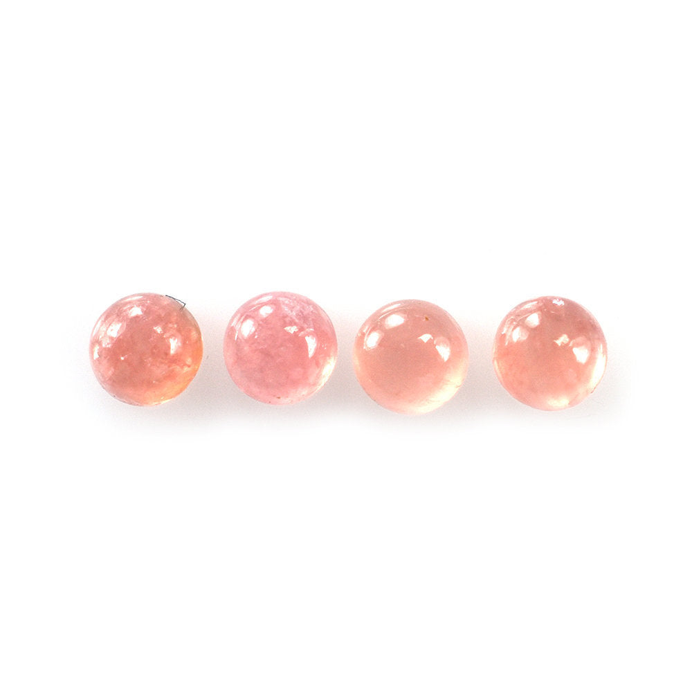 RHODOCHROSITE PLAIN ROUND CAB (CLEAN) 3.00MM 0.15 Cts.