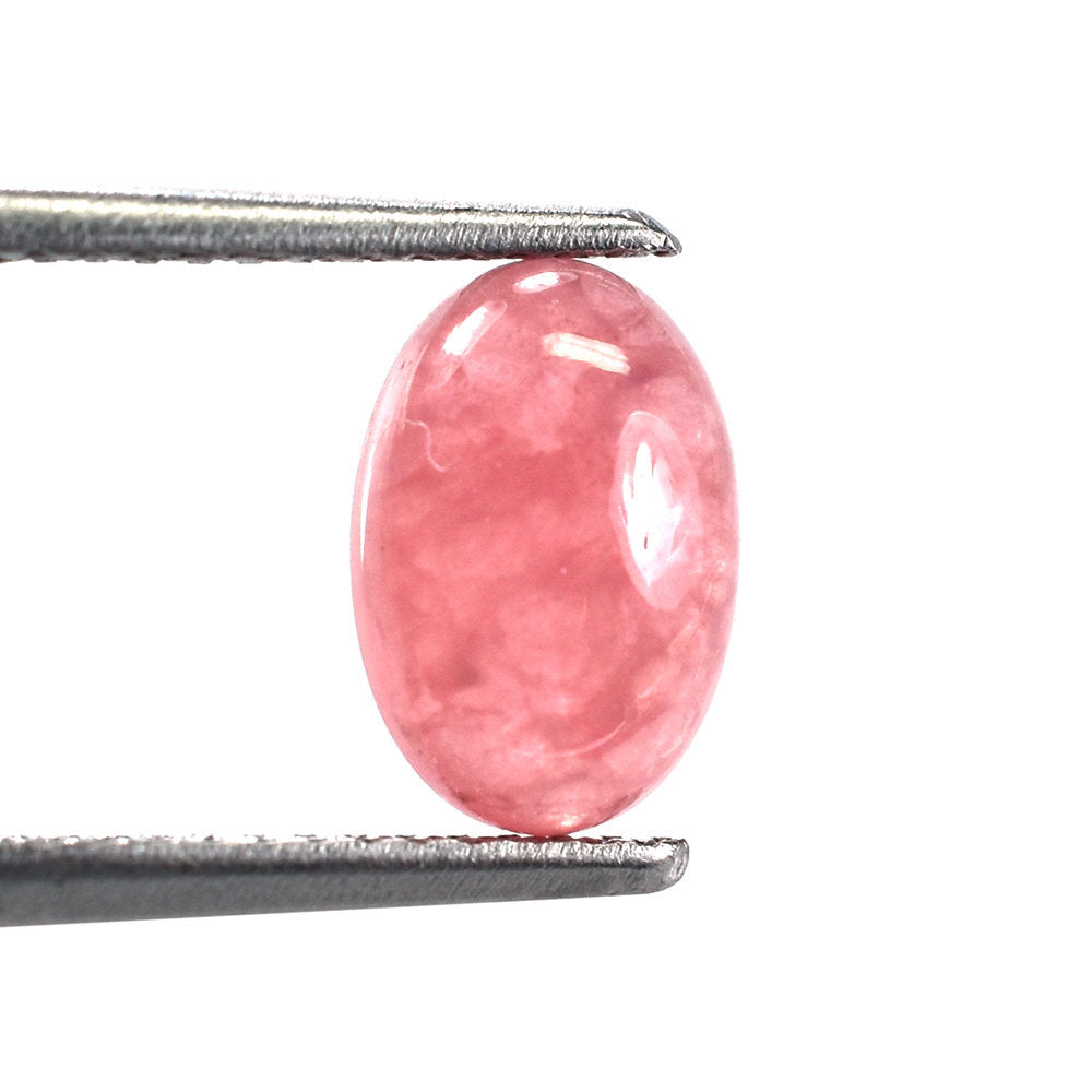 RHODOCHROSITE PLAIN OVAL CAB (CLEAN) 9X6MM 1.88 Cts.