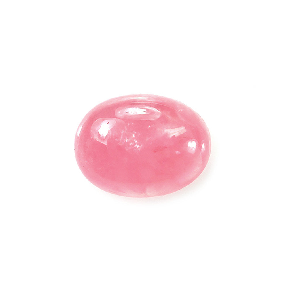 RHODOCHROSITE PLAIN OVAL CAB (CLEAN) 8X6MM 1.68 Cts.