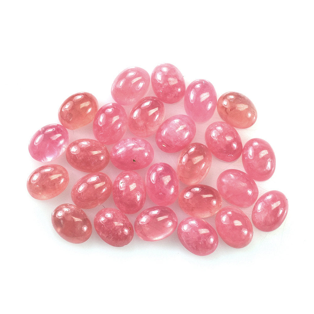 RHODOCHROSITE PLAIN OVAL CAB (CLEAN) 8X6MM 1.68 Cts.