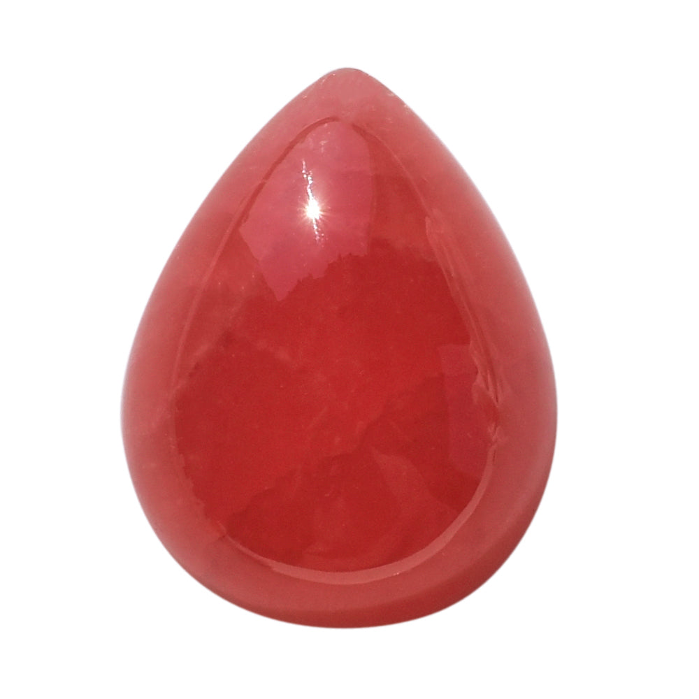 RHODOCHROSITE PLAIN PEAR CAB (OPAQUE) 22.00X17.00 MM 27.20 Cts.