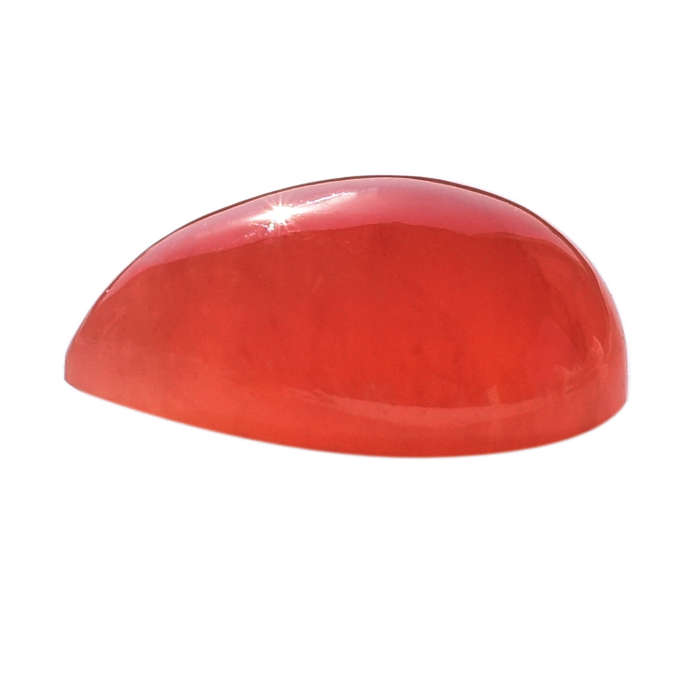 RHODOCHROSITE PLAIN PEAR CAB (OPAQUE) 22.00X17.00 MM 27.20 Cts.