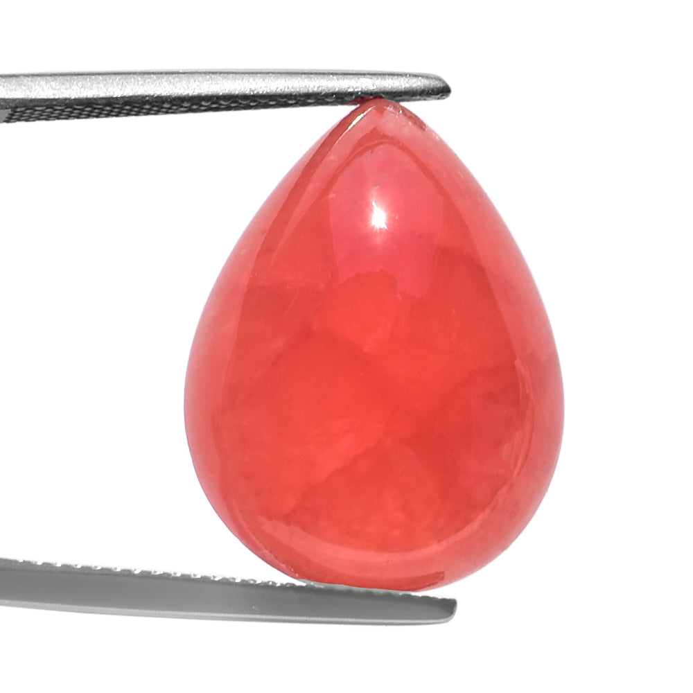 RHODOCHROSITE PLAIN PEAR CAB (OPAQUE) 22.00X17.00 MM 27.20 Cts.