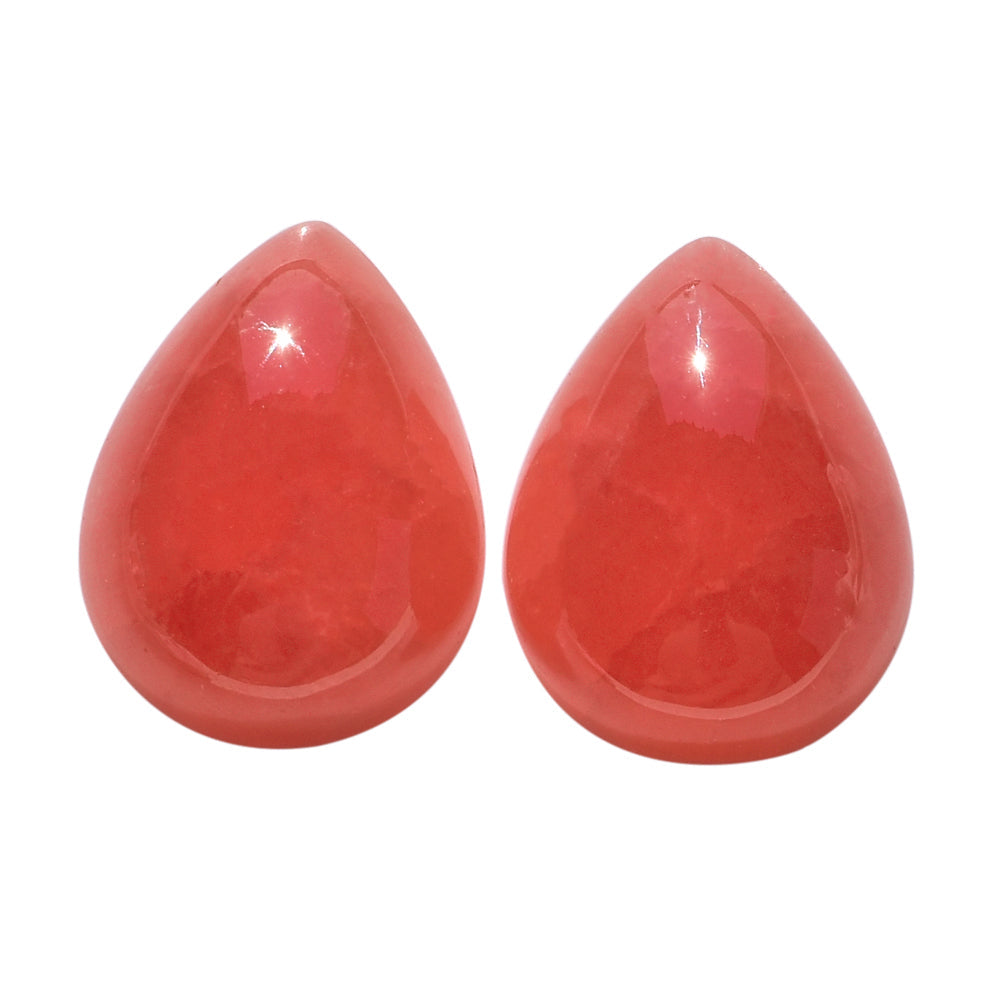 RHODOCHROSITE PLAIN PEAR CAB (OPAQUE) 22.00X17.00 MM 27.20 Cts.