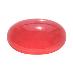 RHODOCHROSITE PLAIN OVAL CAB (OPAQUE) 23.00X14.00-21.00X13.00 MM 20.64 Cts.