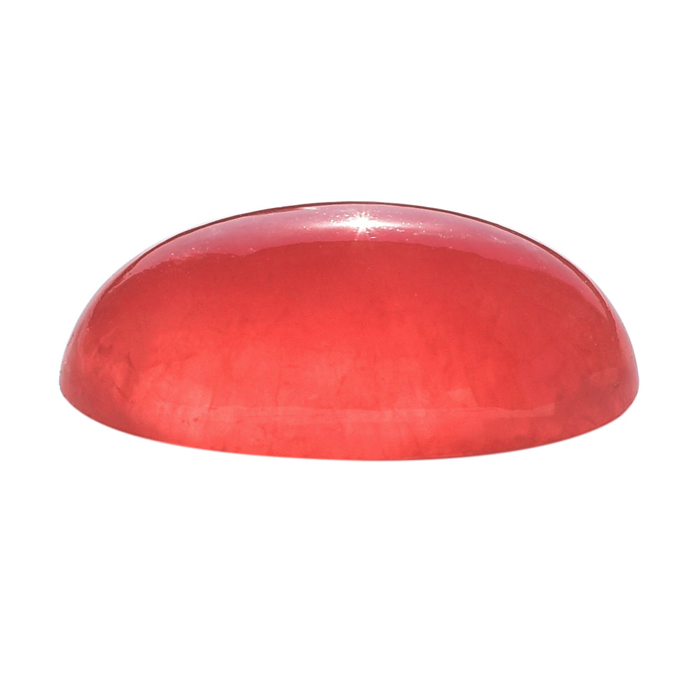 RHODOCHROSITE PLAIN OVAL CAB (OPAQUE) 23.00X14.00-21.00X13.00 MM 20.64 Cts.