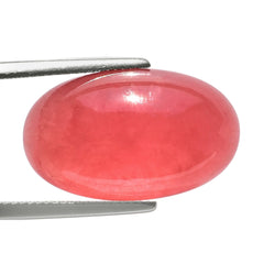 RHODOCHROSITE PLAIN OVAL CAB (OPAQUE) 23.00X14.00-21.00X13.00 MM 20.64 Cts.