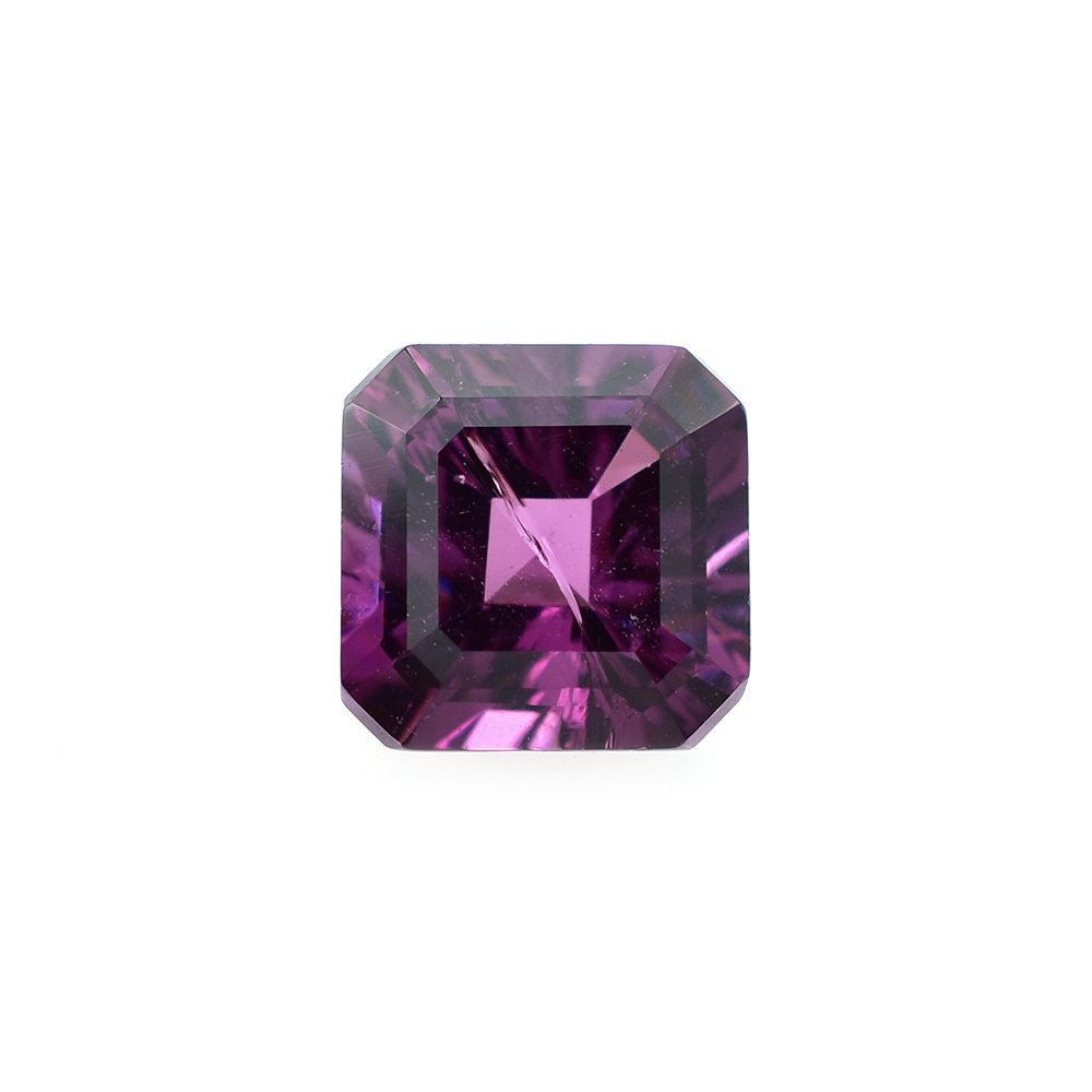 RHODOLITE STEP CUT OCTAGON (HI) 6X6MM 1.23 Cts.