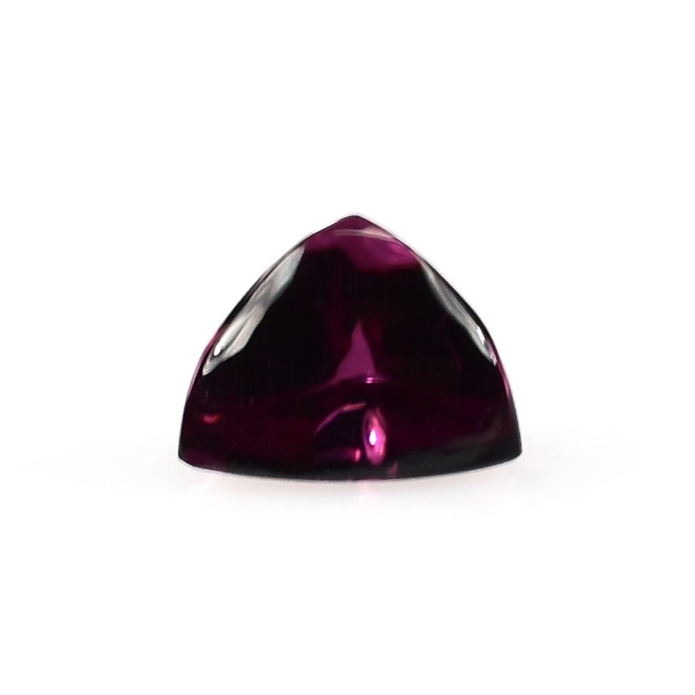 RHODOLITE SUGARLOAF TRILLION CAB (REDISH PURPLE) (DARK/CLEAN) 6.00X6.00 MM 1.30 Cts.