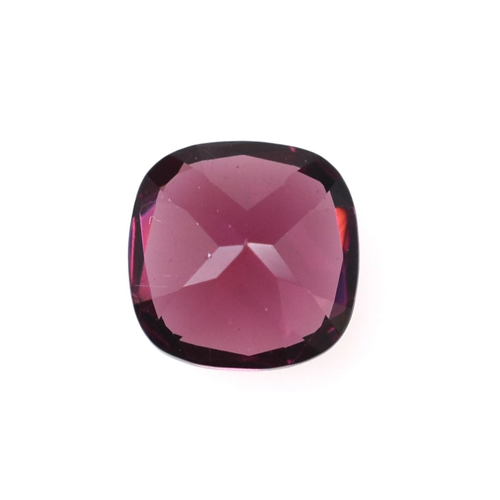 RHODOLITE CUT CUSHION CUT (REDDISH/ PURPLE)(SI) 6.00X6.00 MM 1.21 Cts.