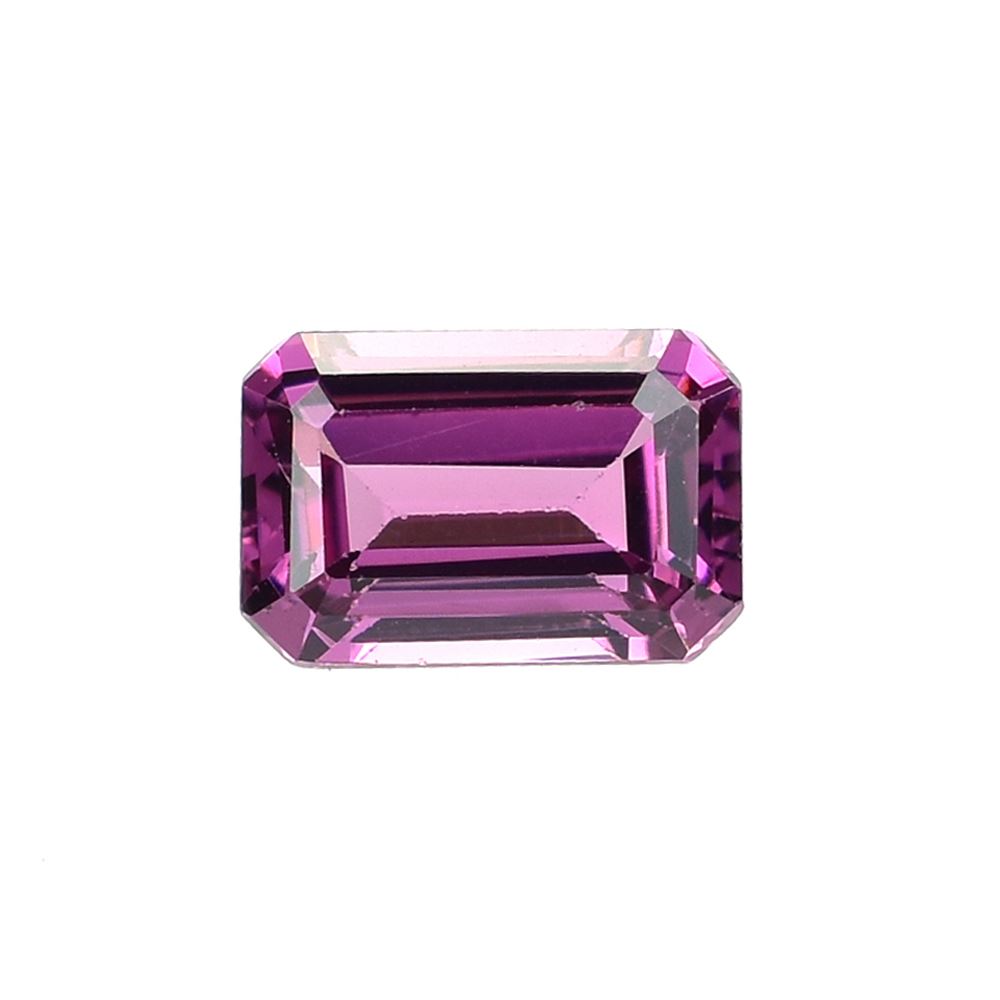 RHODOLITE STEP CUT OCTAGON (PURPLE LIGHT)(CLEAN) 6.00X4.00 MM 0.75 Cts.