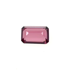 RHODOLITE STEP CUT OCTAGON (REDISH PURPLE DARK)(CLEAN) 6.00X4.00 MM 0.75 Cts.