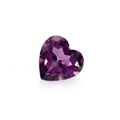 RHODOLITE CUT HEART (REDDISH PURPLE LITE)(CLEAN) 7.00X7.00 MM 1.73 Cts.