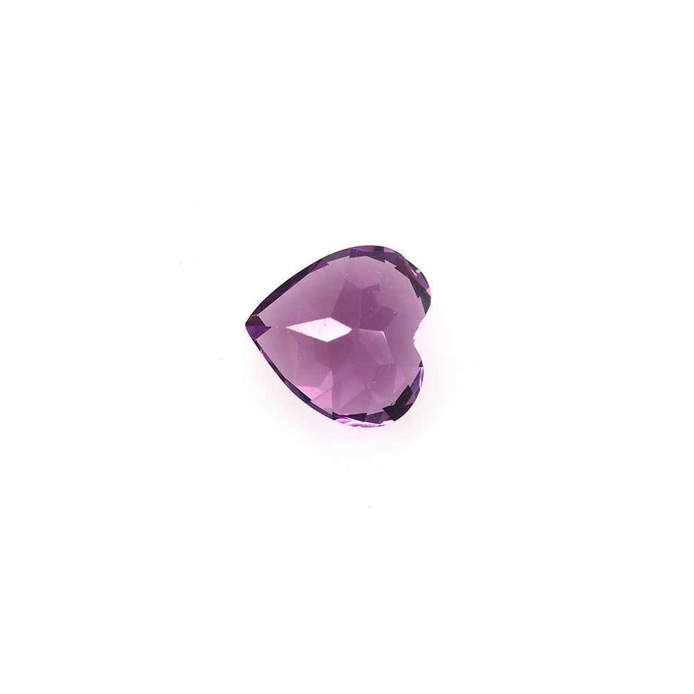 RHODOLITE CUT HEART (REDDISH PURPLE LITE)(CLEAN) 7.00X7.00 MM 1.73 Cts.