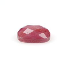 RHODONITE CHECKER CUSHION CAB 8MM 2.33 Cts.