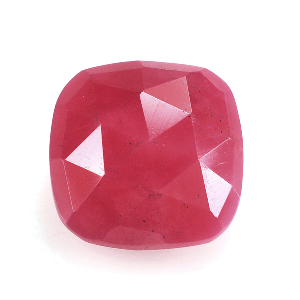 RHODONITE ROSE CUT BRIOLETTE CUSHION 12MM 9.80 Cts.