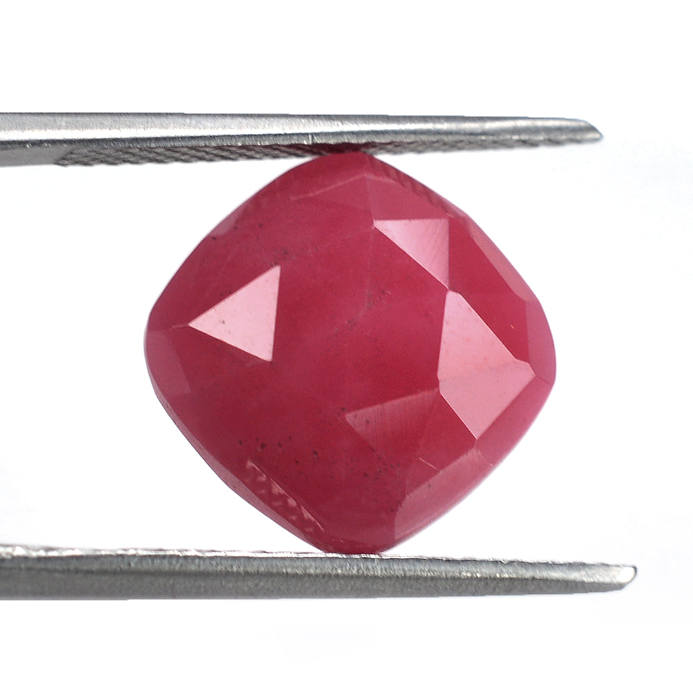 RHODONITE ROSE CUT BRIOLETTE CUSHION 12MM 9.80 Cts.