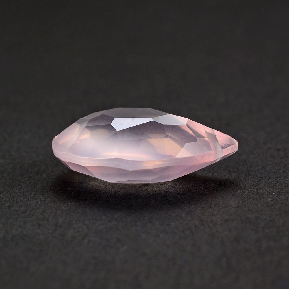 ROSE QUARTZ BOTH SIDE TABLE CUT MANGO SHAPE 20X14MM 12.08 Cts.