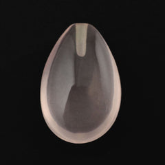 ROSE QUARTZ LENTIL PEAR TRANSPARENT NICE 12X8MM 3.16 Cts.