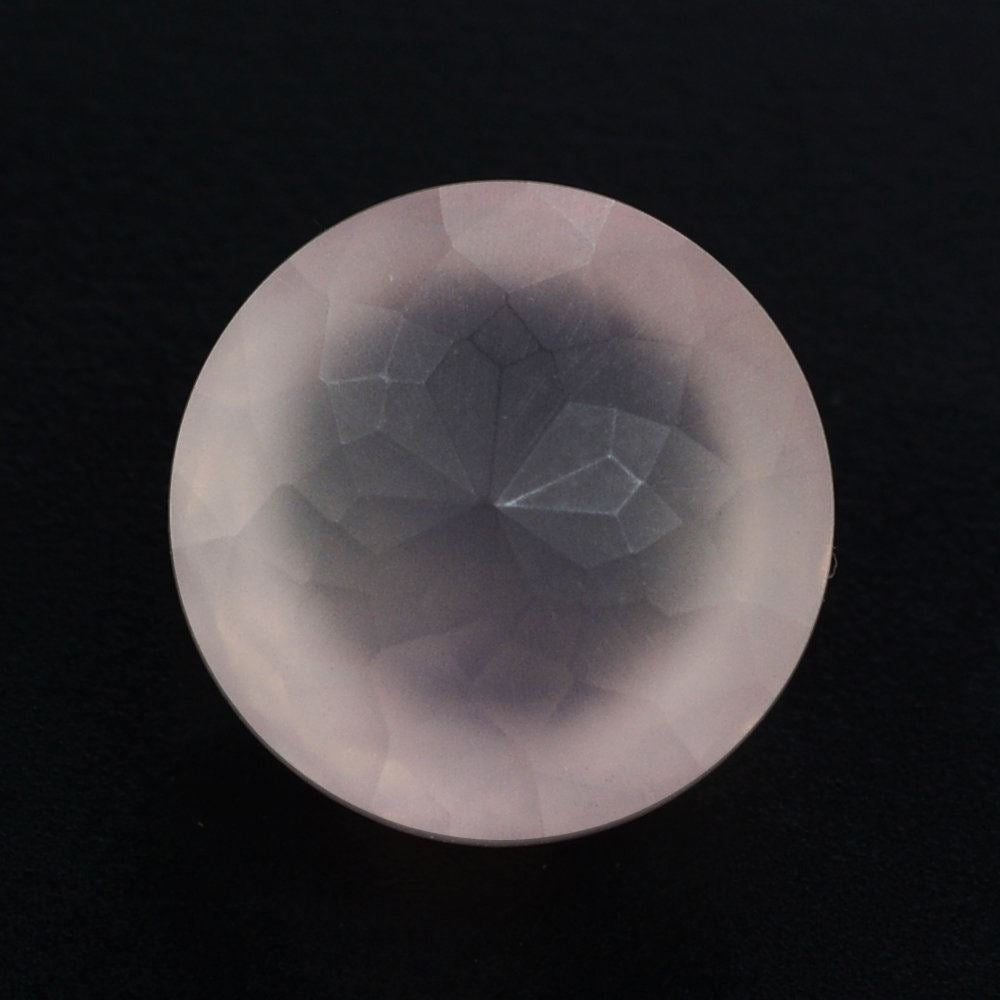 ROSE QUARTZ IRREGULAR CUT HIGH DOME ROUND 9MM 3.30 Cts.