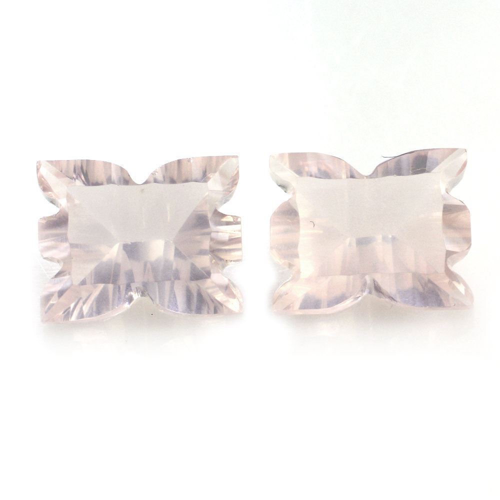 ROSE QUARTZ CONCAVE BOW (DES#50) 11X9MM 3.81 Cts.