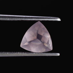 ROSE QUARTZ BUFFTOP TRILLION 8MM 1.58 Cts.