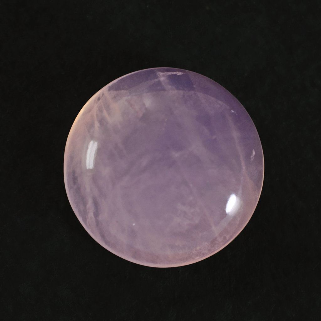 ROSE QUARTZ ROUND CAB (PINK) (SI) 15MM 11.27 Cts.