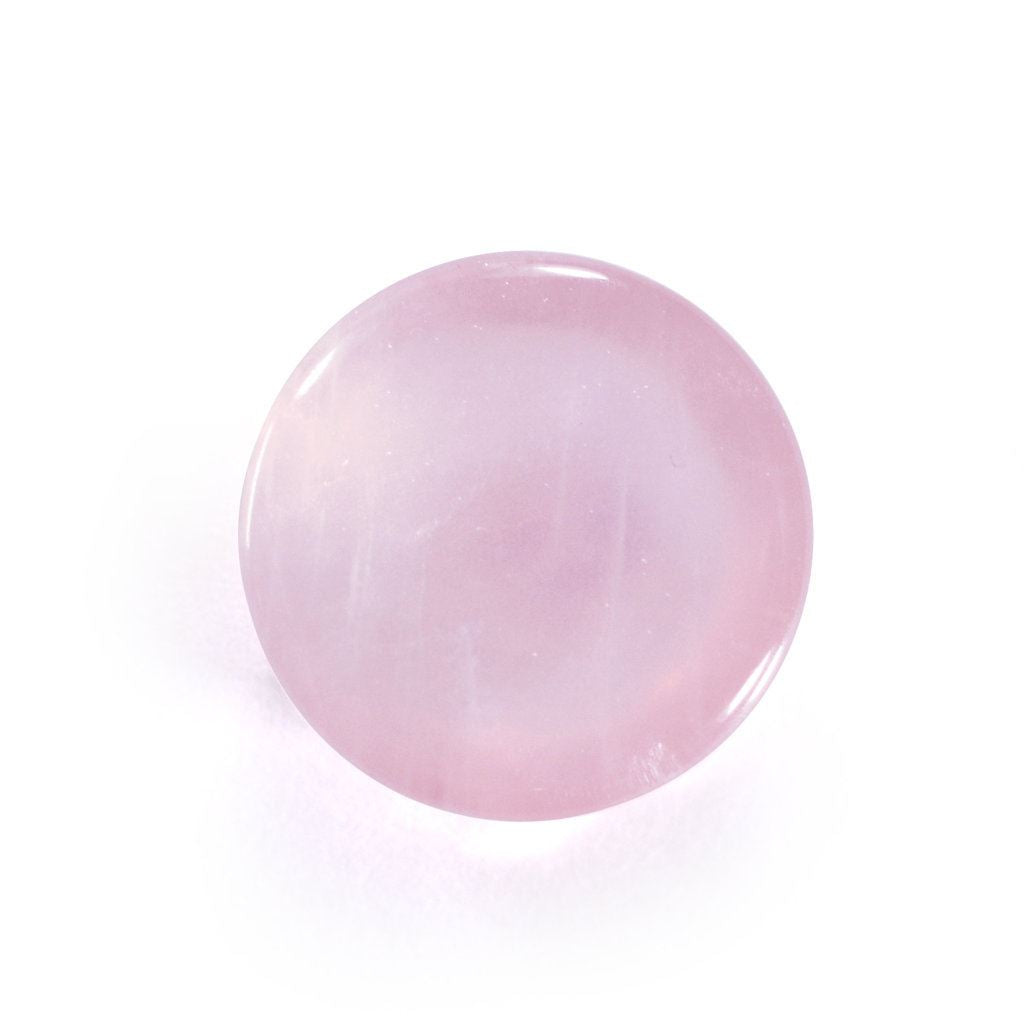 ROSE QUARTZ ROUND CAB (PINK) (SI) 15MM 11.27 Cts.