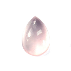 ROSE QUARTZ PLAIN PEAR CAB 10X7MM 10.33 Cts.