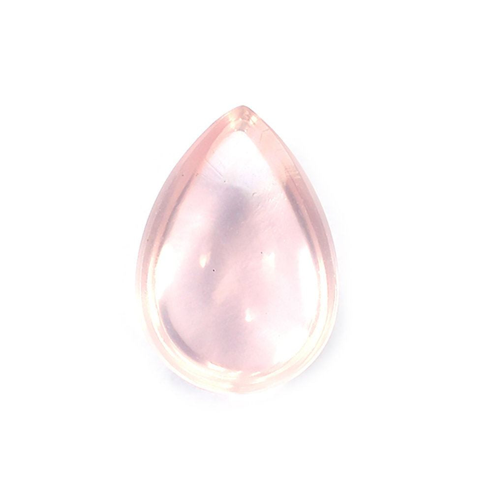 ROSE QUARTZ PLAIN PEAR CAB 10X7MM 10.33 Cts.