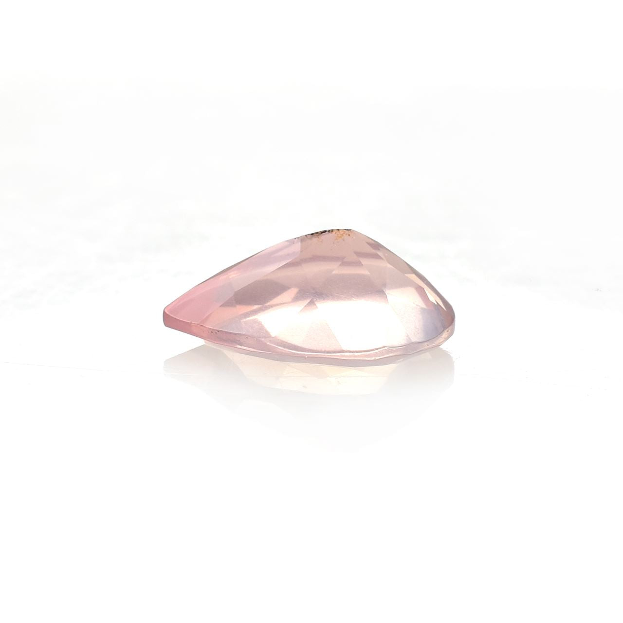 ROSE QUARTZ CUT PEAR (MILKY)(SUPER)(CLEAN) 12.00X8.00 MM 2.60 Cts.