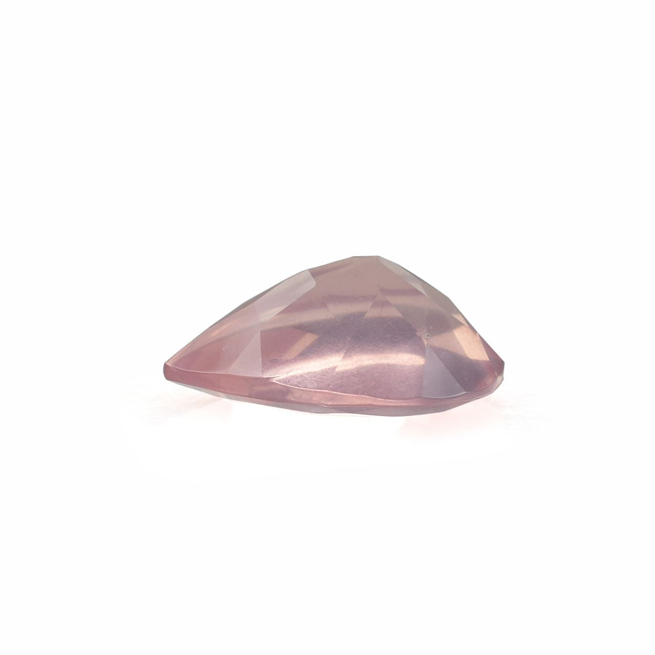 ROSE QUARTZ CUT PEAR (SEMI MILKY)(SUPER SUPER EXTRA)(SI) 12.00X8.00 MM 2.50 Cts.