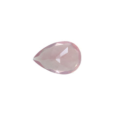 ROSE QUARTZ CUT PEAR (SEMI MILKY)(SUPER SUPER EXTRA)(SI) 12.00X8.00 MM 2.50 Cts.