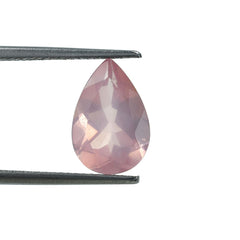 ROSE QUARTZ CUT PEAR (SEMI MILKY)(SUPER SUPER EXTRA)(SI) 12.00X8.00 MM 2.50 Cts.