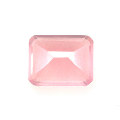 ROSE QUARTZ STEP CUT OCTAGON (SEMI MILKY)(SUPER SUPER EXTRA)(SI) 10.00X8.00 MM 2.92 Cts.