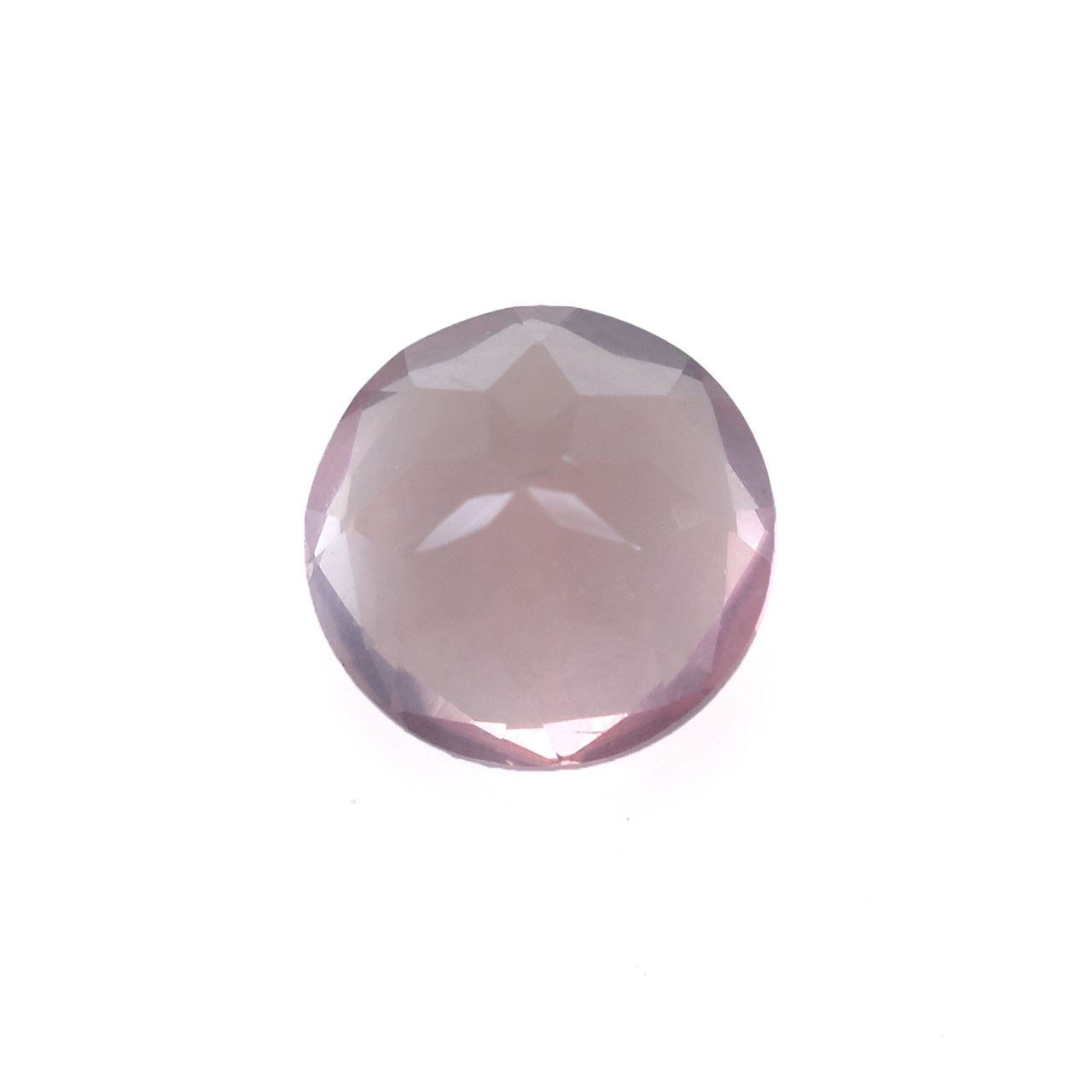 ROSE QUARTZ CUT ROUND (SEMI MILKY)(SUPER SUPER EXTRA) 8.00X8.00 MM 1.56 Cts.