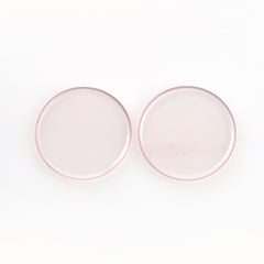 ROSE QUARTZ BOTH SIDE TABLE CUT ROUND (NORMAL/CLEAN)(TRANSPARENT) 20.00X20.00 MM 7.65 Cts.