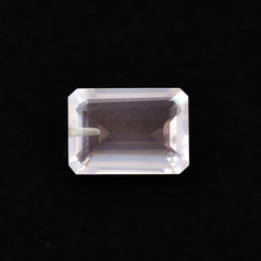 ROSE QUARTZ STEP CUT OCTAGON (LITE)(CLEAN)(H/D-0.90MM) 14.00X10.00 MM 6.45 Cts.